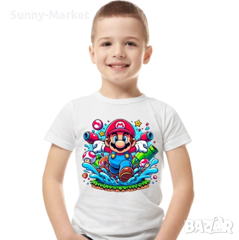 Супер МАРИО детски тениски и блузи , Super MARIO