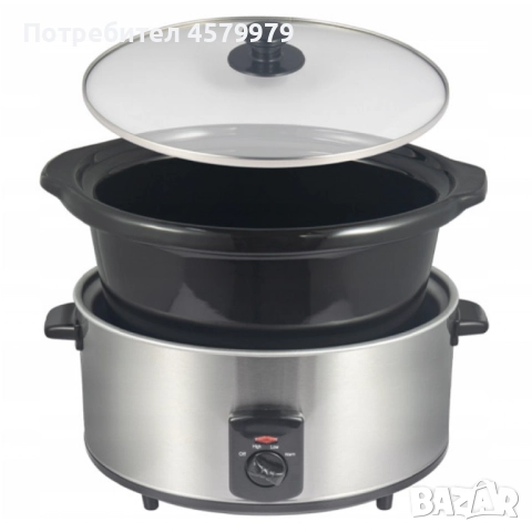 Slow Cooker тенджера Royalty Line SLC1012/SLC1013 – спестява време, съхранява вкуса, снимка 3 - Мултикукъри - 51634147