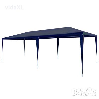 vidaXL Парти шатра 3x6 м PE синя（SKU:45083, снимка 1 - Градински мебели, декорация  - 45522838