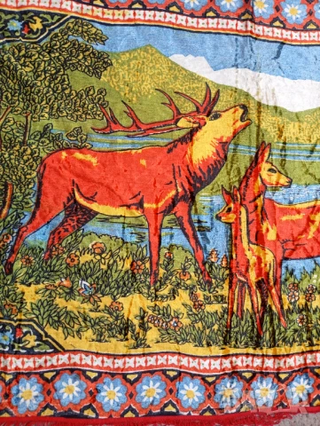 Стар ковьор,килим за стена, снимка 2 - Други ценни предмети - 51031940