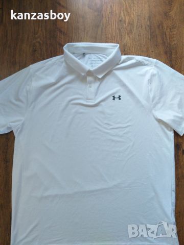 Under Armour Performance Textured 3.0 Polo Shirt - страхотна мъжка тениска КАТО НОВА 2ХЛ, снимка 6 - Тениски - 46351590