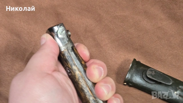 Щик, кама, нож Финландия Мосин 1928, снимка 6 - Антикварни и старинни предмети - 54240956