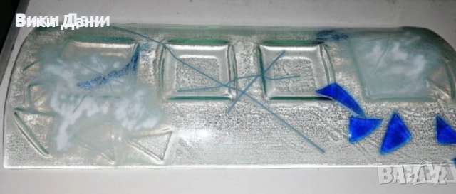 Стъклени споени Витраж Морано вази Свещници , снимка 13 - Колекции - 31481168