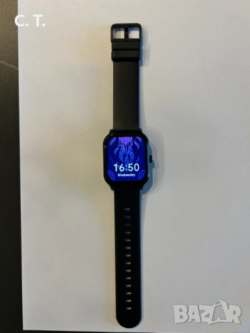 Смарт часовник с измерване на кръвно налягане, пулс, сън, известия-отлично състояние