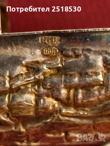 Сребърна миниатюрна количка, снимка 4 - Антикварни и старинни предмети - 52806850