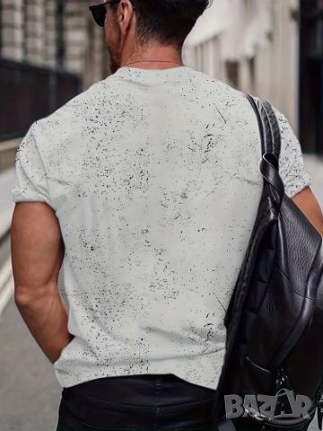 Мъжка тениска с графика на прилеп,3D щампа,кръгло деколте и къси ръкави за лятото, снимка 13 - Тениски - 45717303