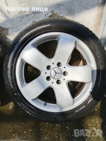 ОРИГИНАЛНИ ДЖАНТИ МЕРЦЕДЕС 17 ЦОЛА , снимка 3 - Гуми и джанти - 54063728