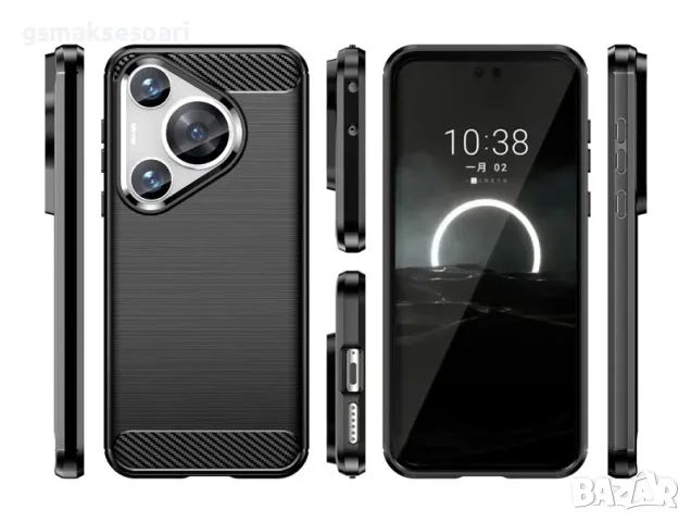 Huawei Pura 70 Pro / Pro+ Удароустойчив Кейс Гръб CARBON, снимка 3 - Калъфи, кейсове - 47009165