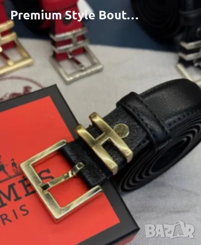 Колани Hermes от естествена кожа , снимка 3 - Колани - 53935515