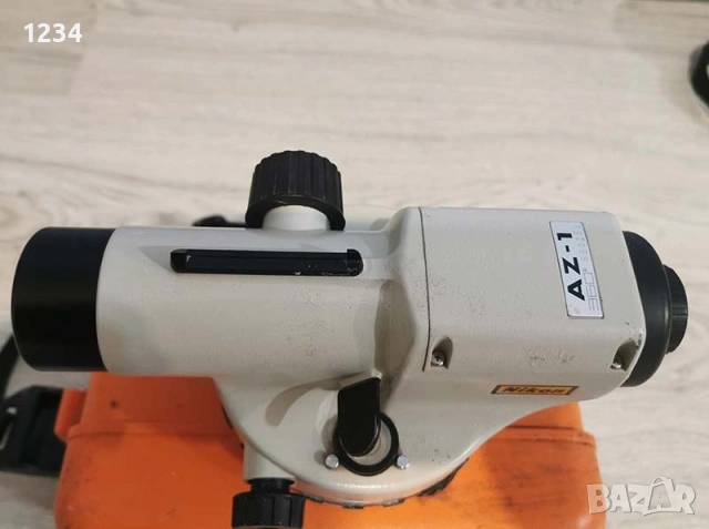 Японски оптичен автоматичен нивелир NIKON AZ-1 калиброван 22x, снимка 5 - Други инструменти - 53804527