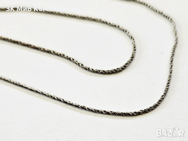 Сребърен синджир 2гр 02984-25/7, снимка 2 - Пръстени - 53272336