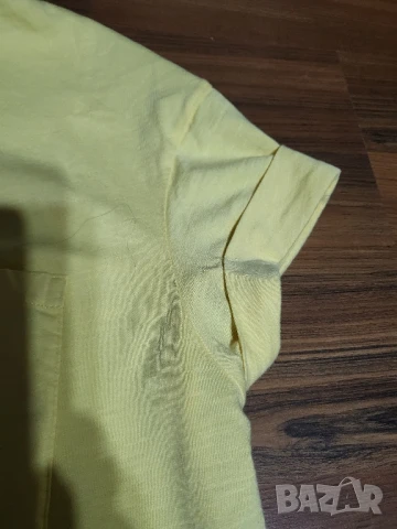 Дамска жълта тениска, снимка 3 - Тениски - 50950123