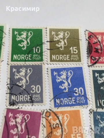 Пощенски марки Норвегия., снимка 6 - Филателия - 51311955