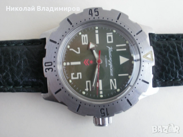 Командирски автоматичен Восток Wostok руски мъжки ръчен часовник, снимка 8 - Мъжки - 50086343