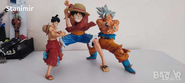 Фигурки One Piece (Luffy) и Dragon Ball Z (Goku), снимка 1 - Фигурки - 46606888