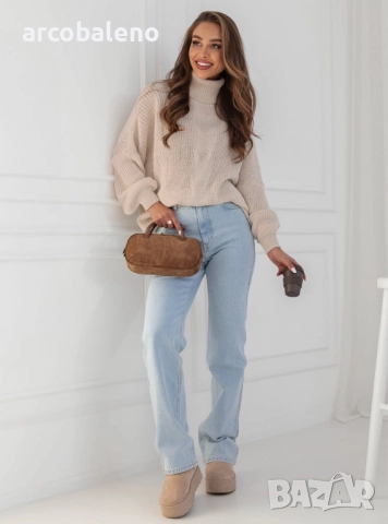 Дамски оувърсайз пуловер Marym, 4цвята , снимка 8 - Блузи с дълъг ръкав и пуловери - 52578943