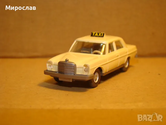 WIKING H0 1/87 MERCEDES BENZ TAXI ТАКСИ МОДЕЛ КОЛИЧКА, снимка 2 - Колекции - 48779228