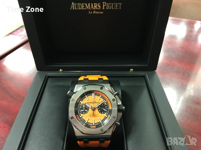 Audemars Piguet Royal Oak Offshore Diver Chronograph 42mm Steel Orange Dial Различни Варианти, снимка 2 - Мъжки - 52997356