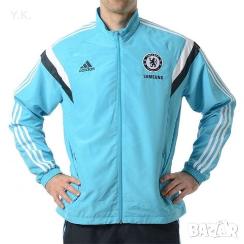 Оригинално мъжко горнище Adidas x F.C. Chelsea / Season 14-15 (Training), снимка 6 - Спортни дрехи, екипи - 45877125