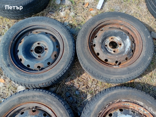 4 броя железни джанти 14ски Пежо Ситроен 4х108, снимка 3 - Гуми и джанти - 52031609