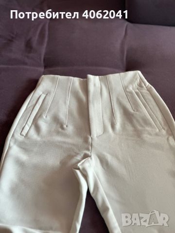 Елегантен панталон с басти STRADIVARIUS, снимка 4 - Панталони - 45240694