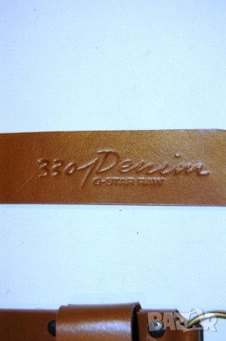 G-star оригинален колан от естествена кафява кожа, снимка 4 - Колани - 53244279