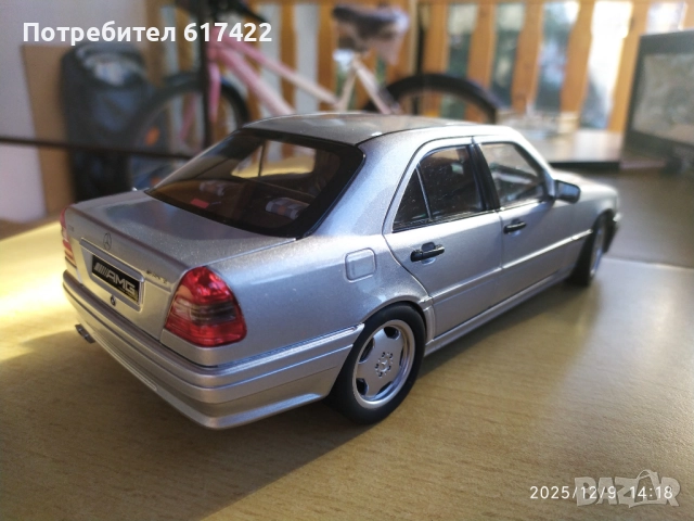1:18 Метален модел на MERCEDES BENZ-C-CLASS C36 AMG (W202) Norev, снимка 4 - Колекции - 52708697