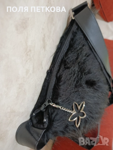 Чанта пухкава с косъм, снимка 6 - Чанти - 52603957