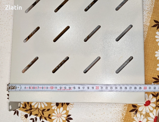 Рафт за 19" Rack 1U Extralink рафт, дълбочина 300 мм X 440 мм, снимка 6 - Други - 52335452