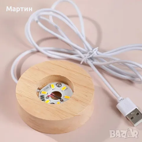 Нощна лампа Космос 3D LED USB 7x7x8см, снимка 11 - Декорация за дома - 48933628