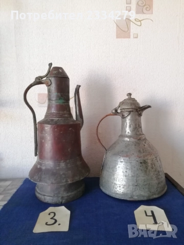 ИБРИК стари съдове за течности,ръчно изковани и орнаментирани., снимка 9 - Антикварни и старинни предмети - 37804914