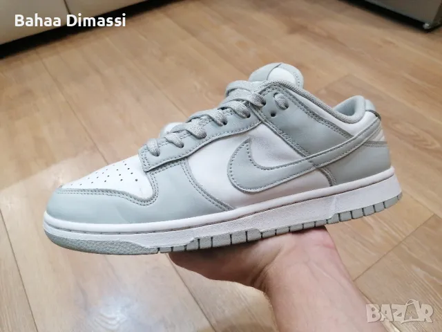 Nike dunk low grey fog оригинални , снимка 2 - Маратонки - 47568585