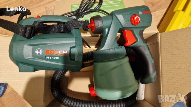 Бояджийски пистолет BOSCH PFS 1000, снимка 2 - Други инструменти - 48105806