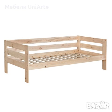 Единично легло/диван от иглолистен масив - 90х200 см, снимка 1 - Дивани и мека мебел - 46291235