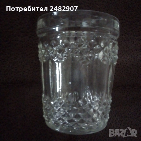 Стара стъклена чашка, снимка 9 - Антикварни и старинни предмети - 51933510