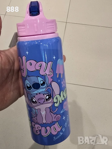 шишета за вода Lilo and Stitch , снимка 3 - Термоси - 38915346