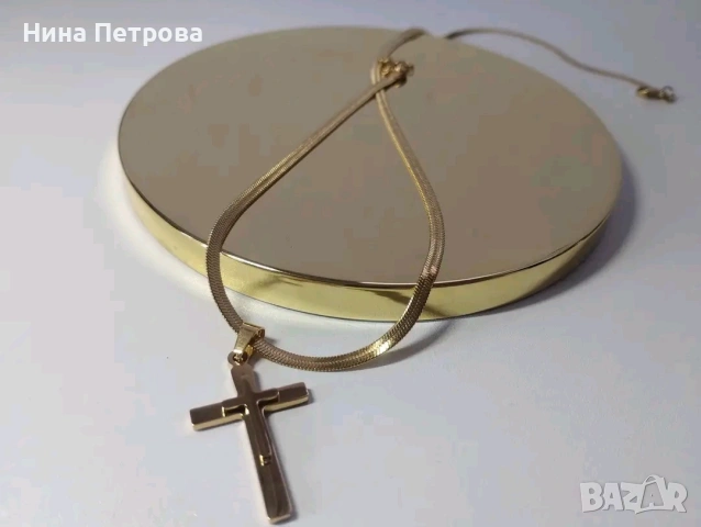 Колиета и пръстен от медицинска стомана , снимка 3 - Колиета, медальони, синджири - 53740389