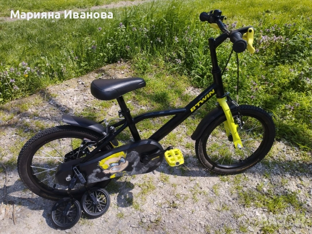 🚴‍♂️ Детско колело B’TWIN Dark Hero 500 + БОНУС помощни колела , снимка 5 - Велосипеди - 54187989