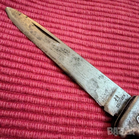 Старо войнишко ножче от втората световна война,Lupus Solingen. , снимка 9 - Ножове - 53374076