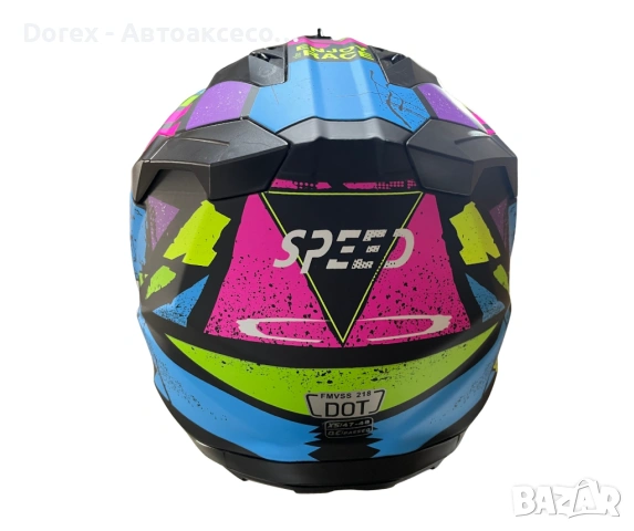 Детска мотокрос каска за мотор, ендуро, велосипед и ATV - XS и S, снимка 4 - Аксесоари и консумативи - 54221271