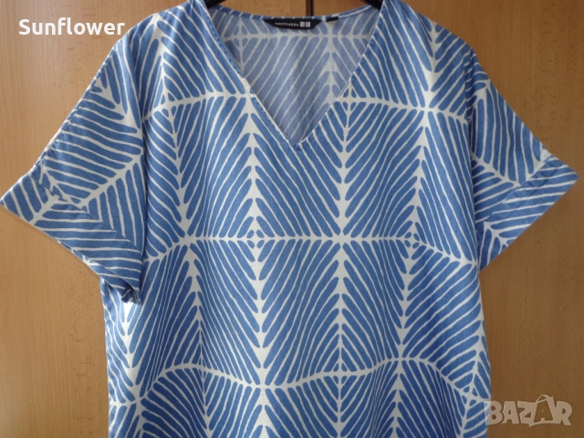Дамска блуза Marimekko x Uniqlo, размер M , снимка 6 - Корсети, бюстиета, топове - 51790698