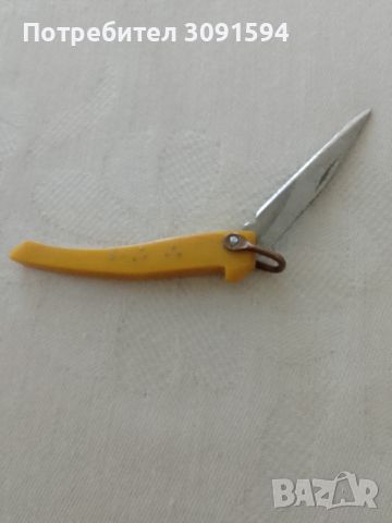  Старо детско джобно ножче  от кост, снимка 8 - Други ценни предмети - 45560074