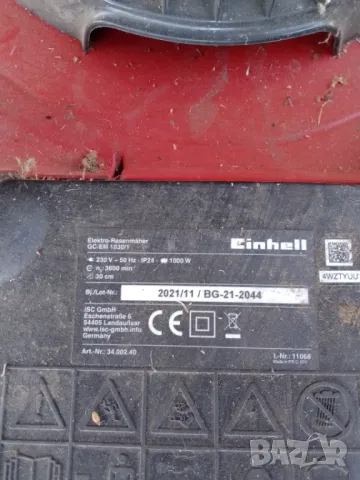 Косачка Einhell-работеща-1000 w, снимка 6 - Градинска техника - 47345109