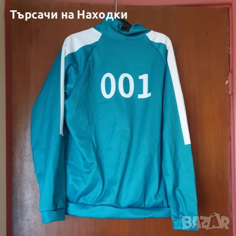 Горнище суичър от Игра на Калмари играч 001 Squid Game sweatshirt hoodie размер S Small, снимка 2 - Суичъри - 50957404
