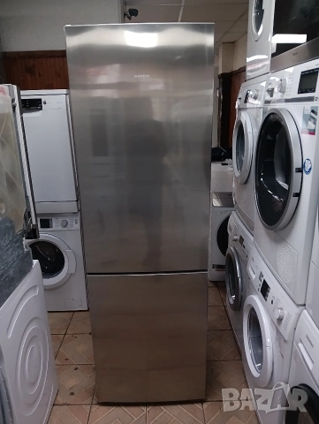 Иноксов комбиниран хладилник с фризер Сименс Siemens А+++ 2 години гаранция!