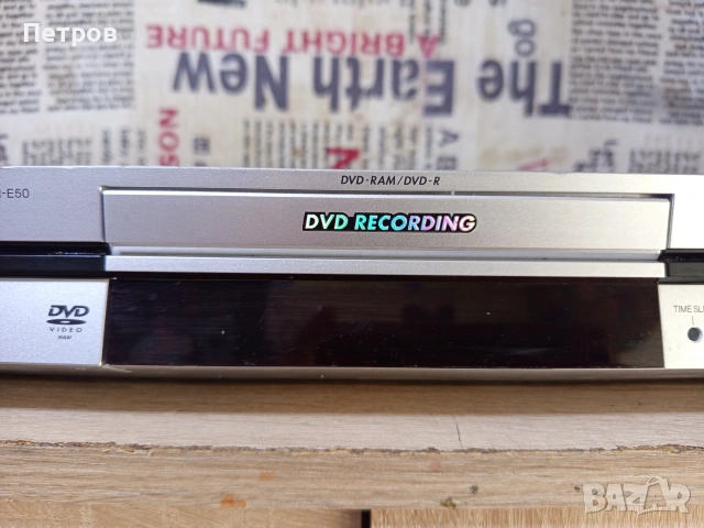 ДВД Рекордер"Panasonic"DMR-E50, снимка 4 - Плейъри, домашно кино, прожектори - 53693302