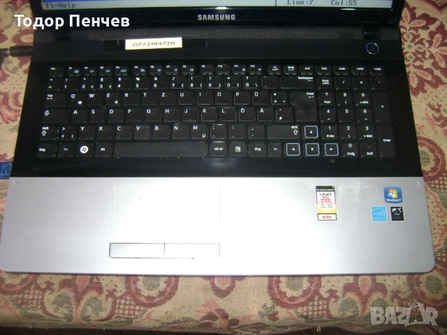 Samsung 305E 17 инча, 4-ядрен AMD, 8 GB RAM - неокомплектован, снимка 7 - Части за лаптопи - 53843444