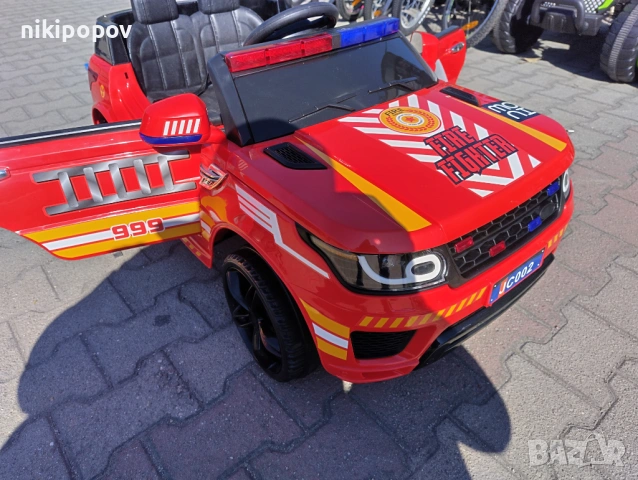 POLICE акумулаторен джип SQUAD червен, снимка 11 - Други - 53849922