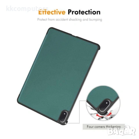 Кожен Калъф ENKAY Tri-fold за OnePlus Pad 3 / Pad 2 Pro 13.2 - Авто събуждане/заспиване, Стойка, Вкл, снимка 9 - Калъфи, кейсове - 53633698