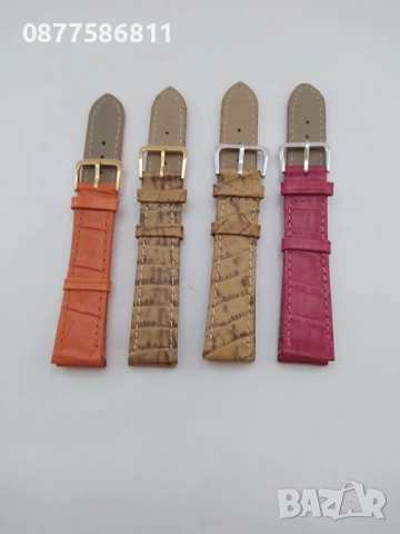 НОВА ЛУКСОЗНА СИНЯ КАИШКА ЗА ЧАСОВНИК ОТ ЕСТЕСТВЕНА КОЖА. СИНИ КАИШКИ ЗА ЧАСОВНИЦИ SINIA KAISHKA, снимка 16 - Каишки за часовници - 51612198